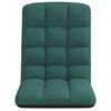 vidaXL Colch&atilde;o dobr&aacute;vel 71x51x62 cm tecido verde escuro