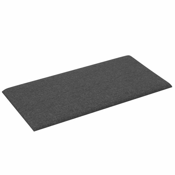 vidaXL Cabeceira de Parede 12 pcs Cinza Escuro 30 x 15 cm tecido