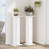 vidaXL Suportes p/ plantas 2 pcs 30x30x95 cm derivados madeira branco