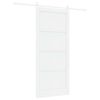 vidaXL Porta Deslizante ORKDAL 93 x 211 cm Derivados de Madeira Branco
