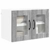 vidaXL Arm&aacute;rio de Cozinha com porta 2 pcs Cinza Sonoma 60 x 31 x 40 cm