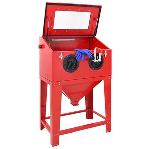 vidaXL Cabine de Jateamento 245 L 120 PSI A&ccedil;o laminado a frio