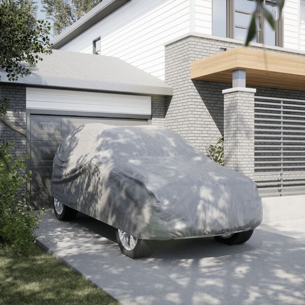 vidaXL Cobertura de carro para SUV tecido-n&atilde;o-tecido M cinzento