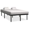 vidaXL Estrutura de cama 200x200 cm metal preto