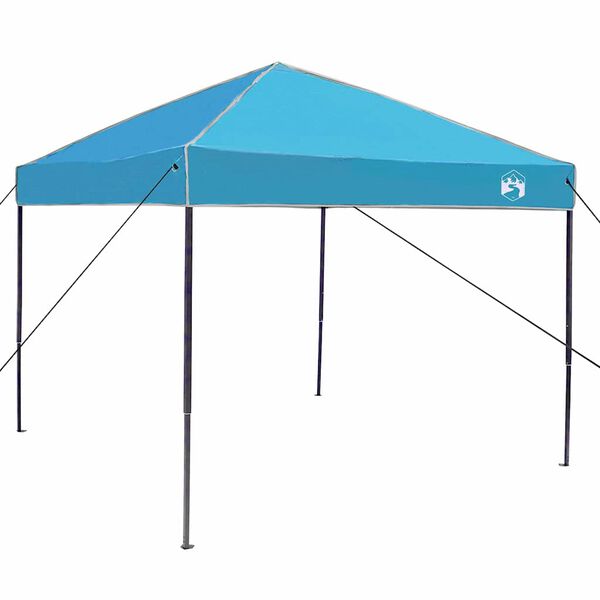 vidaXL Tenda de Toldo Manual Azul 243 x 243 x 251 cm tecido