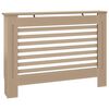 vidaXL Cobertura de radiador 112x19x81,5 cm MDF