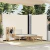 vidaXL Toldo lateral retr&aacute;til para p&aacute;tio 170x1200 cm creme