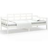 vidaXL Sof&aacute;-cama 80x200 cm madeira de pinho maci&ccedil;a branco