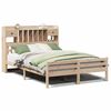 vidaXL Cama com estante sem colch&atilde;o 140x200 cm pinho maci&ccedil;o