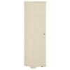 vidaXL Arm&aacute;rio de pl&aacute;stico 40x43x164 cm design de madeira branco nata