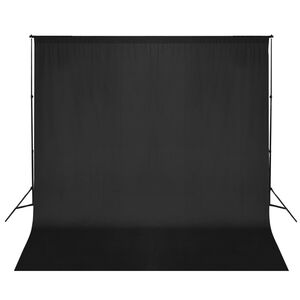 vidaXL Sistema porta-fundos 600 x 300 cm preto