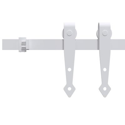 vidaXL Mini kit para armário deslizante aço carbono 183 cm branco