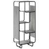 vidaXL Aparador alto Sonoma cinzento 60 x 37.5 x 144 cm