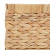 vidaXL Cestos de Armazenamento 3 pcs Natural 40 x 30 x 18 cm