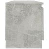 vidaXL M&oacute;vel de TV 120x30x35,5 cm contraplacado cinzento cimento