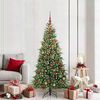 vidaXL &Aacute;rvore de Natal Articulada Artificial Verde 180 cm PE e PVC