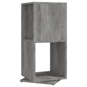 vidaXL Arm&aacute;rio girat&oacute;rio 34,5x34,5x75,5 cm aglomerado cinza cimento