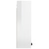 vidaXL Armário espelhado de casa de banho 64x20x67 cm branco brilhante