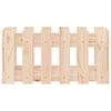 vidaXL Vaso de jardim c/ design de cerca 60x30x30 cm pinho maci&ccedil;o