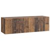 vidaXL Gabinete de TV de Parede Madeira antiga 98 x 31 x 30 cm