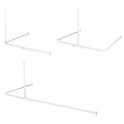 Sealskin Conjunto de varões p/ cortina de duche Easy-Roll branco