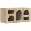 vidaXL Gabinete para TV ELST 80 x 35 x 40 cm Carvalho Sonoma