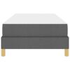 vidaXL Cama Box Cinza Escuro 100 x 200 cm tecido