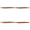 vidaXL Prateleiras p/ estante 4 pcs derivados de madeira madeira velha