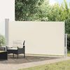 vidaXL Toldo lateral para p&aacute;tio/terra&ccedil;o 160 x 300 cm cor creme