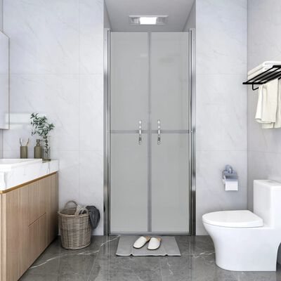 vidaXL Porta de duche ESG opaco 71x190 cm