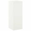 vidaXL Suporte para Plantas Branco 30 x 30 x 80 cm A&ccedil;o