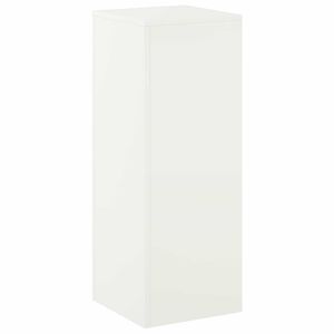 vidaXL Suporte para Plantas Branco 30 x 30 x 80 cm A&ccedil;o