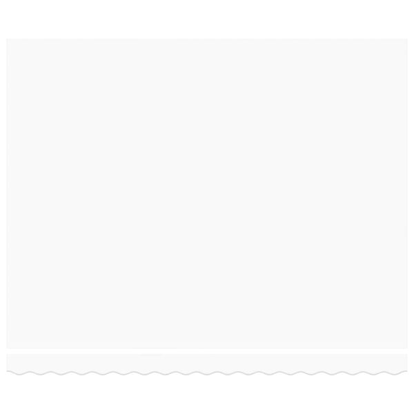 vidaXL Toldo Retr&aacute;til Branco 400 &times; 300 cm Tecido e Metal