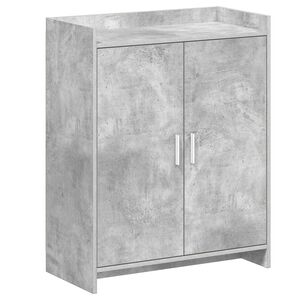 vidaXL Arm&aacute;rio de Sapatos com porta Cinzento Cimento 73,5 x 36 x 92 cm