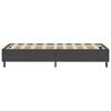 vidaXL Cama boxspring 90x200 cm tecido cinzento-escuro