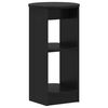 vidaXL Arm&aacute;rio lateral Preto Madeira engenheirada