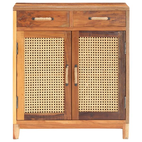 vidaXL Aparador 65x35x75 cm madeira recuperada maci&ccedil;a