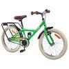 vidaXL Bicicleta Infantil 18 Polegadas para 5-7 anos Verde