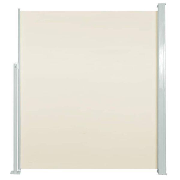 vidaXL Toldo lateral retrátil 120x300 cm creme