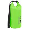 vidaXL Bolsa imperme&aacute;vel com fecho 20 L PVC verde