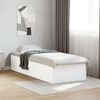 vidaXL Estrutura de cama 90x200 cm derivados de madeira branco