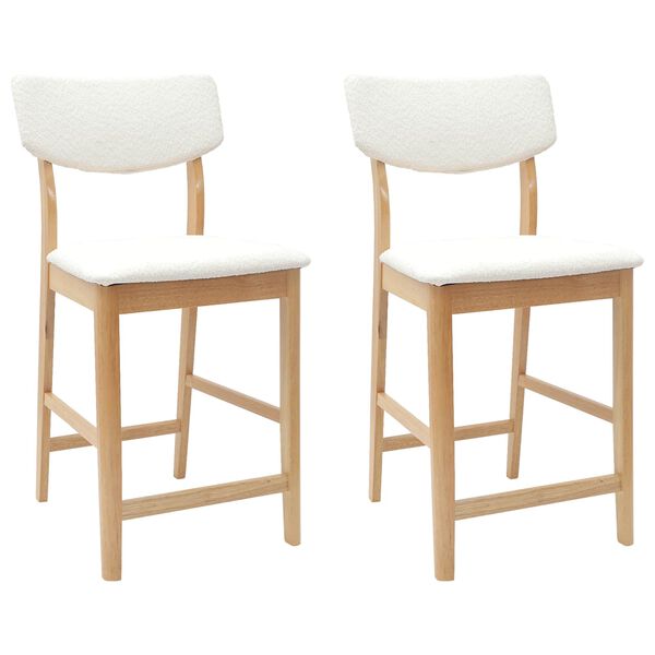 vidaXL Cadeiras de Jantar 2 pcs Natural 48 x 49 x 95 cm