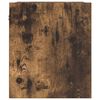 vidaXL Mesas de cabeceira de parede 2 pcs 38x34x40 cm carvalho fumado