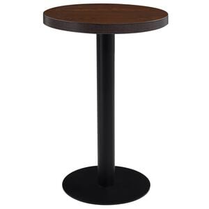 vidaXL Mesa bistr&ocirc; 50 cm MDF castanho-escuro