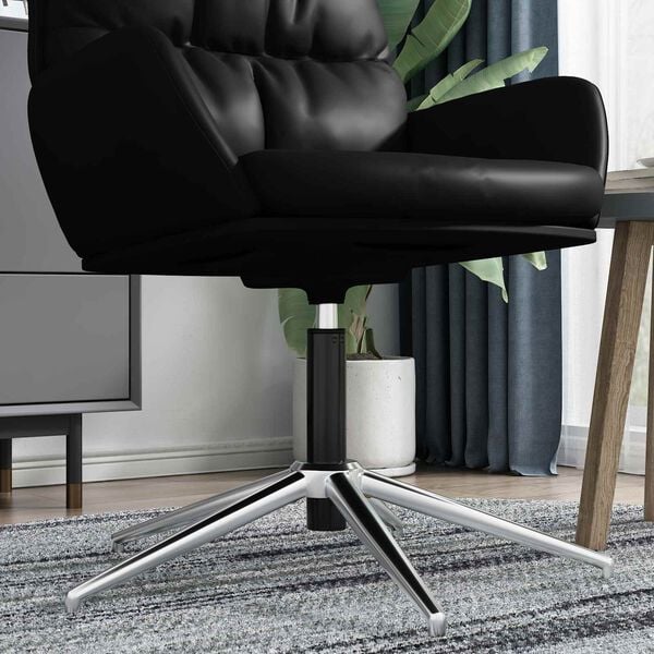 vidaXL Cilindro a Gás para Cadeira de Escritório Preto 14 cm Ferro