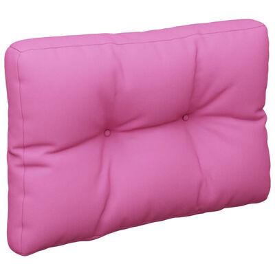 vidaXL Almofadões para paletes 2 pcs tecido rosa