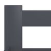 vidaXL Estrutura de cama 200x200 cm pinho maci&ccedil;o cinzento-escuro