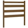 vidaXL Cabeceira de cama 81x4x100 cm pinho maci&ccedil;o castanho mel