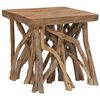 vidaXL Mesa de centro de troncos 40x40x40 cm mistura madeira reciclada