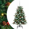 vidaXL &Aacute;rvore de Natal Artificial Verde 120 cm PVC, Metal e Pl&aacute;stico